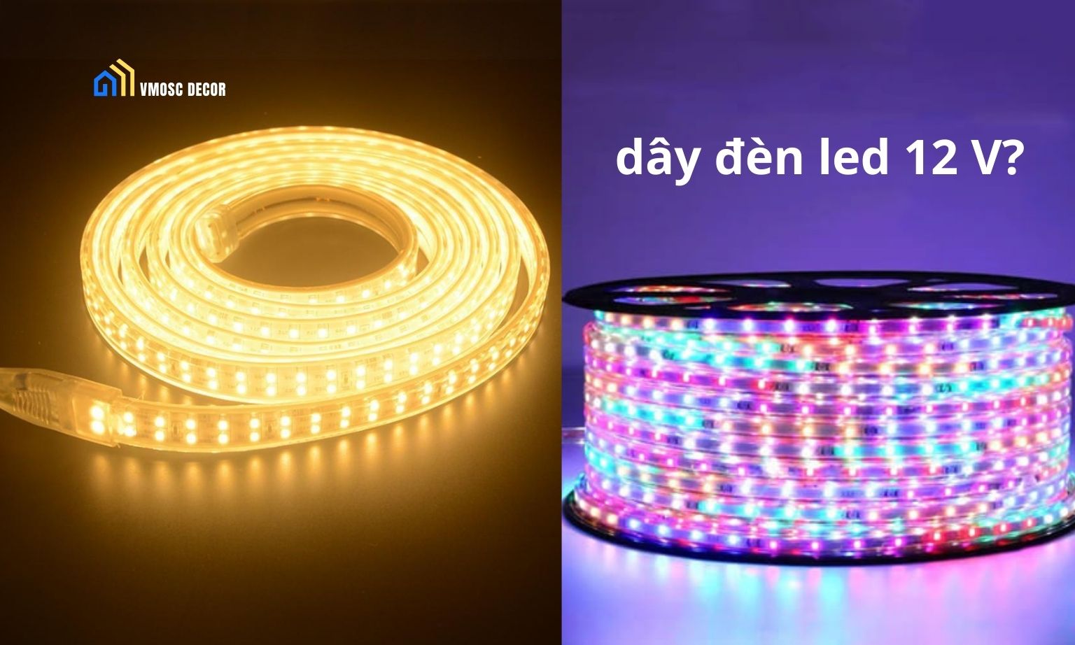 Đèn LED dây 12V ngoài trời là gì