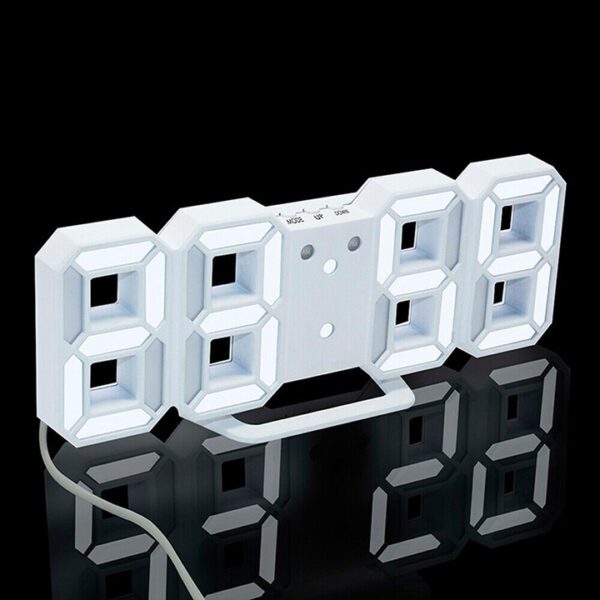 Dong ho LED 3D treo tuong Smart Clock1