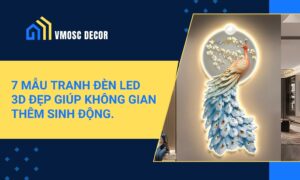 7 mau tranh den LED 3D dep giup khong gian them sinh dong