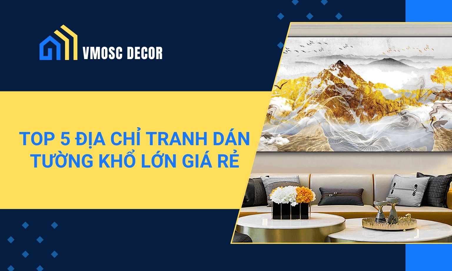 tranh dán tường khổ lớn