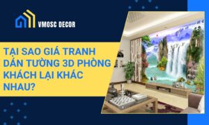 Tai sao gia tranh dan tuong 3D phong khach lai khac nhau 1