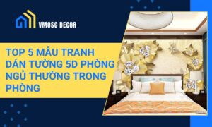 Top 5 mau tranh dan tuong 5d phong ngu thuong trong phong