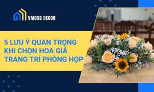 hoa gia trang tri phong hop