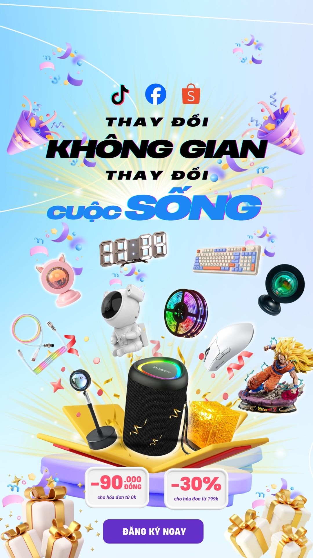 Banner thay đổi không gian thay đổi cuộc sống Vmosc Decor